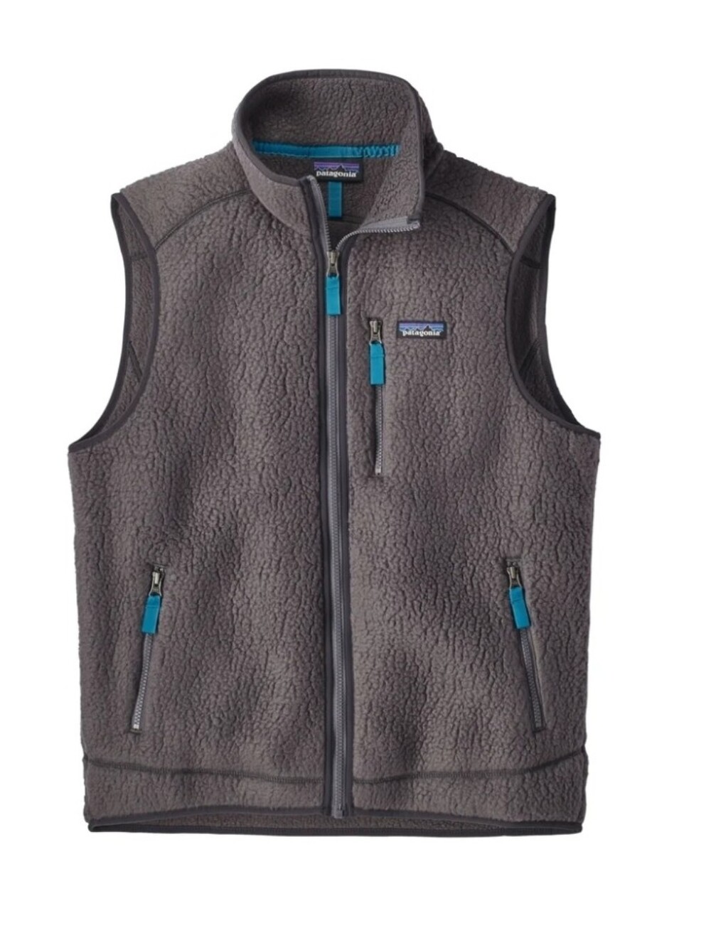 Patagonia Men’s Dark Gray Retro Pile Fleece Vest